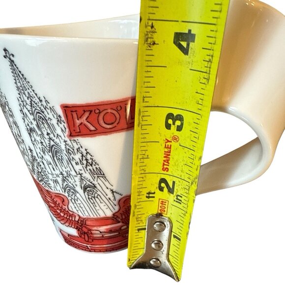 Villeroy & Boch 1748 Right Twisted Handle Coffee Mug Cup Landmarks Koln Germany - Picture 9 of 11